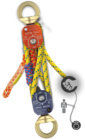 Rock Exotica AZTEK Set, inc Sterling Rope + PRO Bag