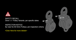 Rock Exotica Omni Swivel Pulley Safety Recall
